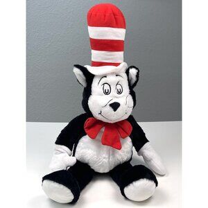 2016 BUILD-A-BEAR WORKSHOP 23" Dr. Seuss Cat in the Hat Plush Stuffed Animal Toy